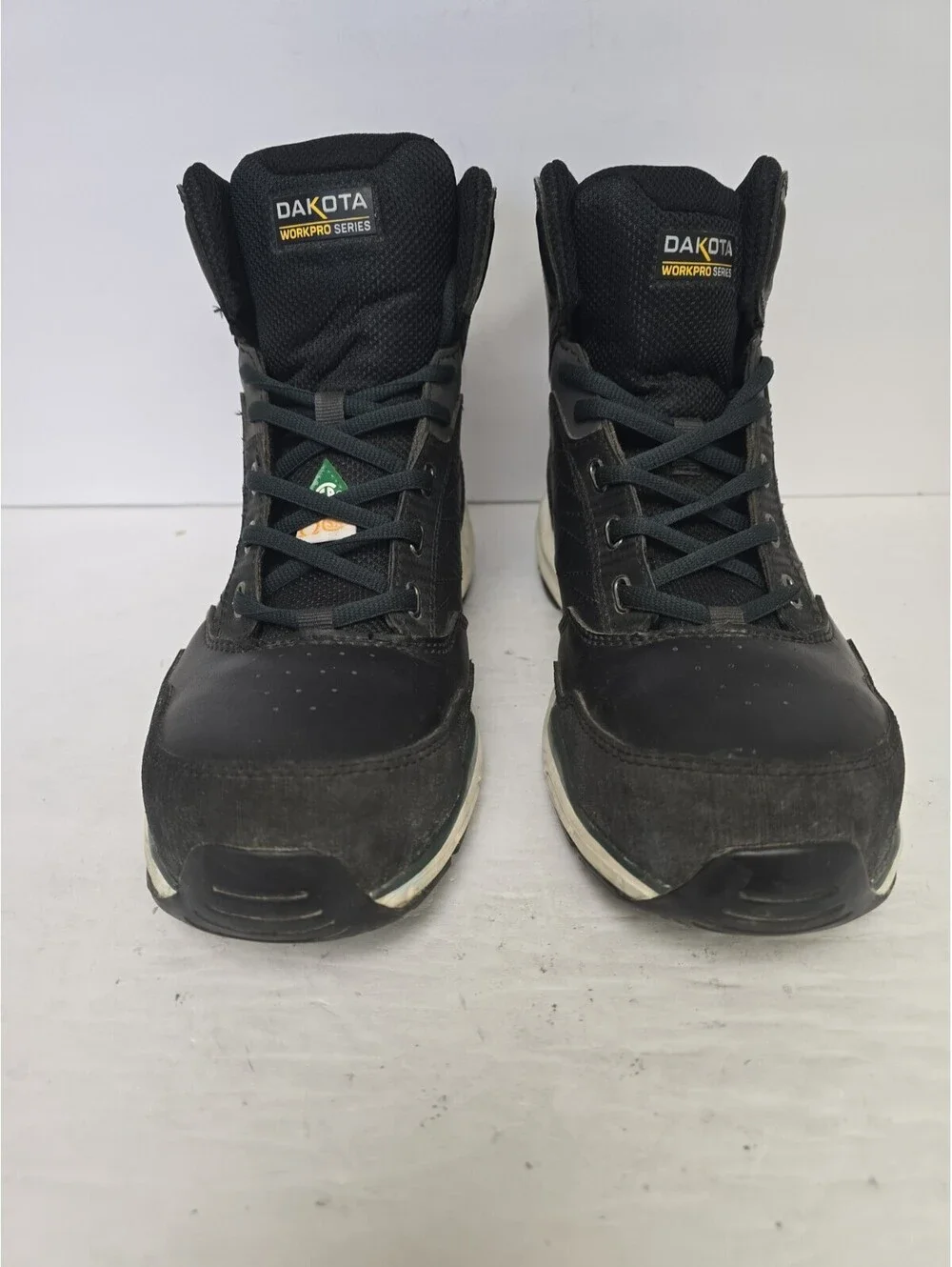 Dakota Men's 3617 Mid-Cut Quad Lite Steel Toe Steel Plate Shoes Black Size 9M